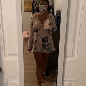 Boutique brand Pink floral romper